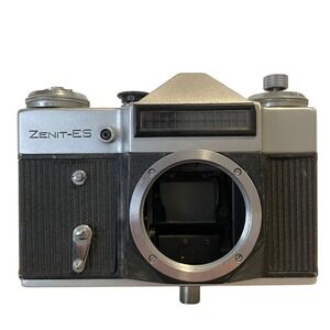 Vintage Zenit ES 35mm Film SLR Camera Soviet USSR Body Only Untested As Is